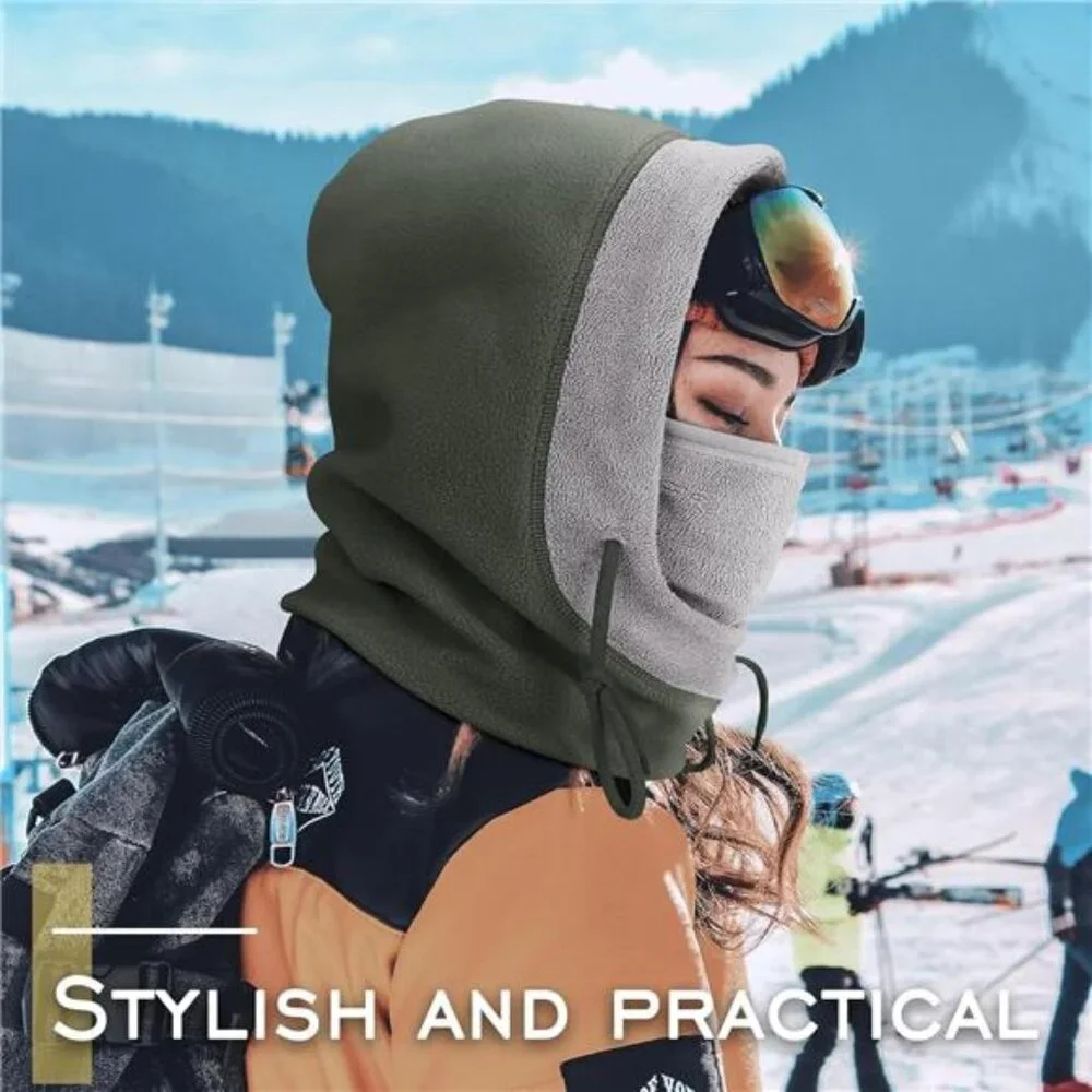 Unisex Balaclava Face Mask Windproof Fleece Ski Mask Winter Neck and Face Warmer